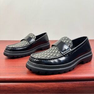 Dior Men's Black Designer Loafers sizes 5-13